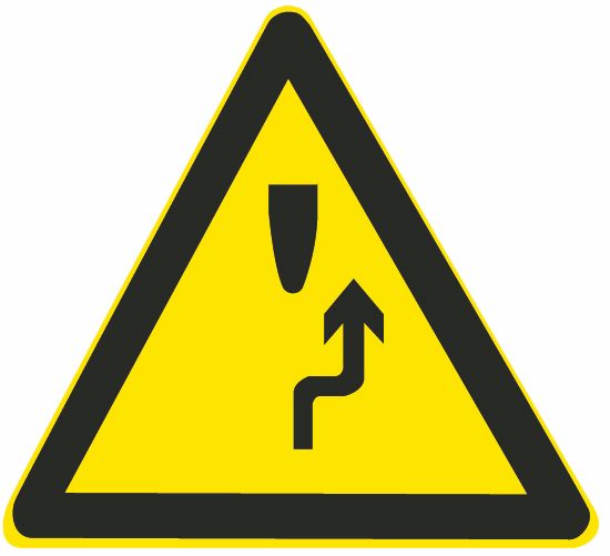这个标志的含义是告示前方道路是单向通行路段。配图