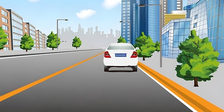 如图所示，在路边临时停放机动车是什么违法行为？配图