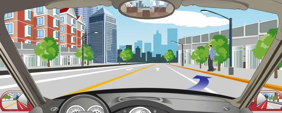 路缘石的黄色实线指示路边允许临时停、放车辆。配图