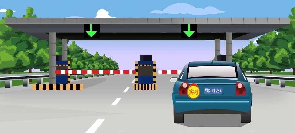 驾驶图中这辆机动车能否进入高速公路行驶？配图